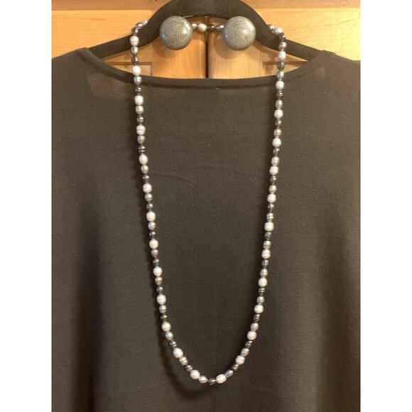 Honora Multi Color Ringed Cultured Pearl Necklace 36 Inches - Picture 3 of 9